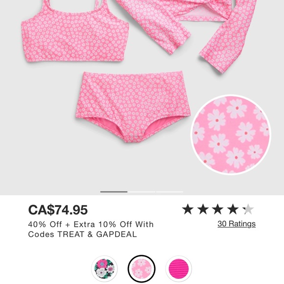 1 New Gap size 10, 12 or 14/16 Swim sets - Picture 6 of 7